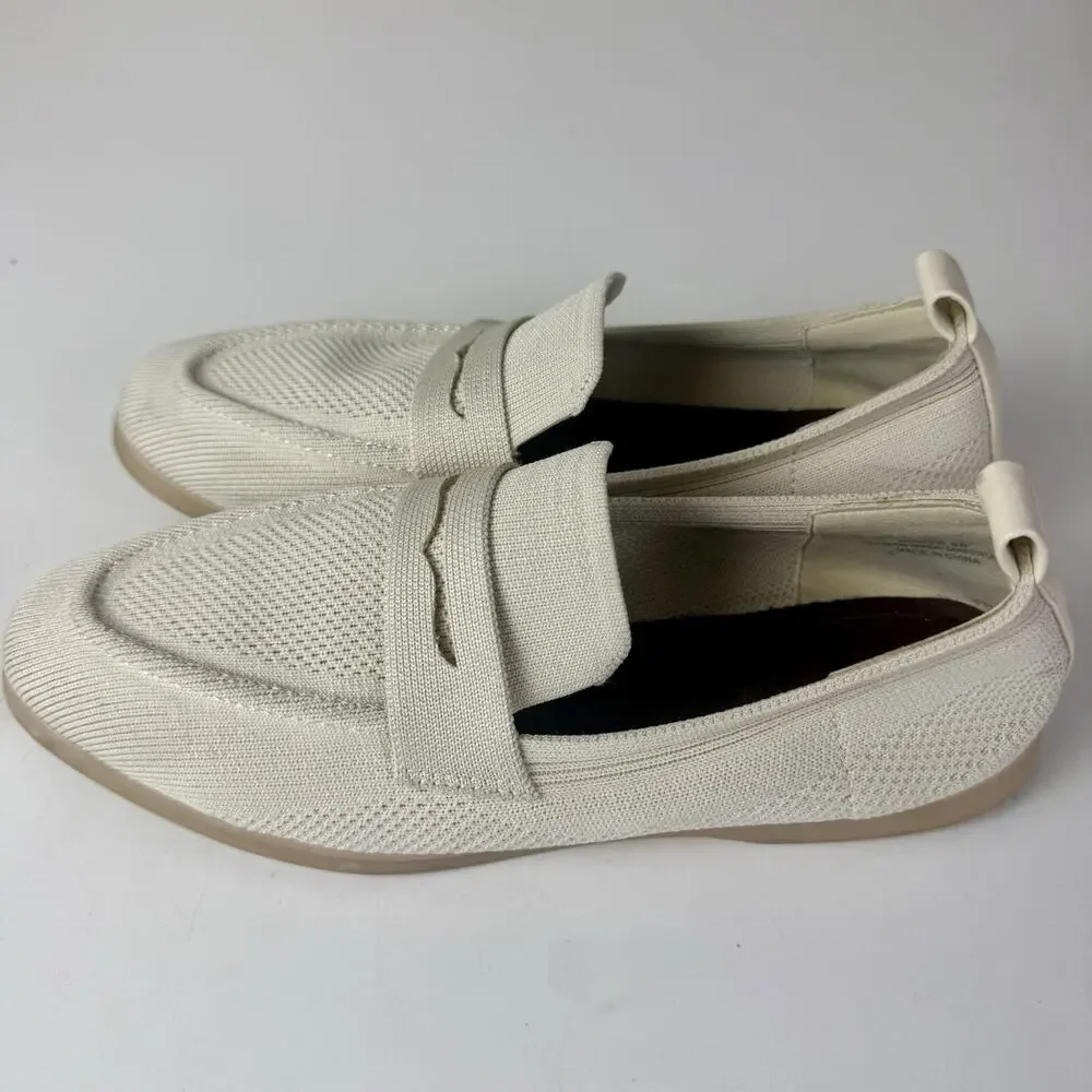 Cushionaire Jupiter Women’s Knit Loafers Size 8W